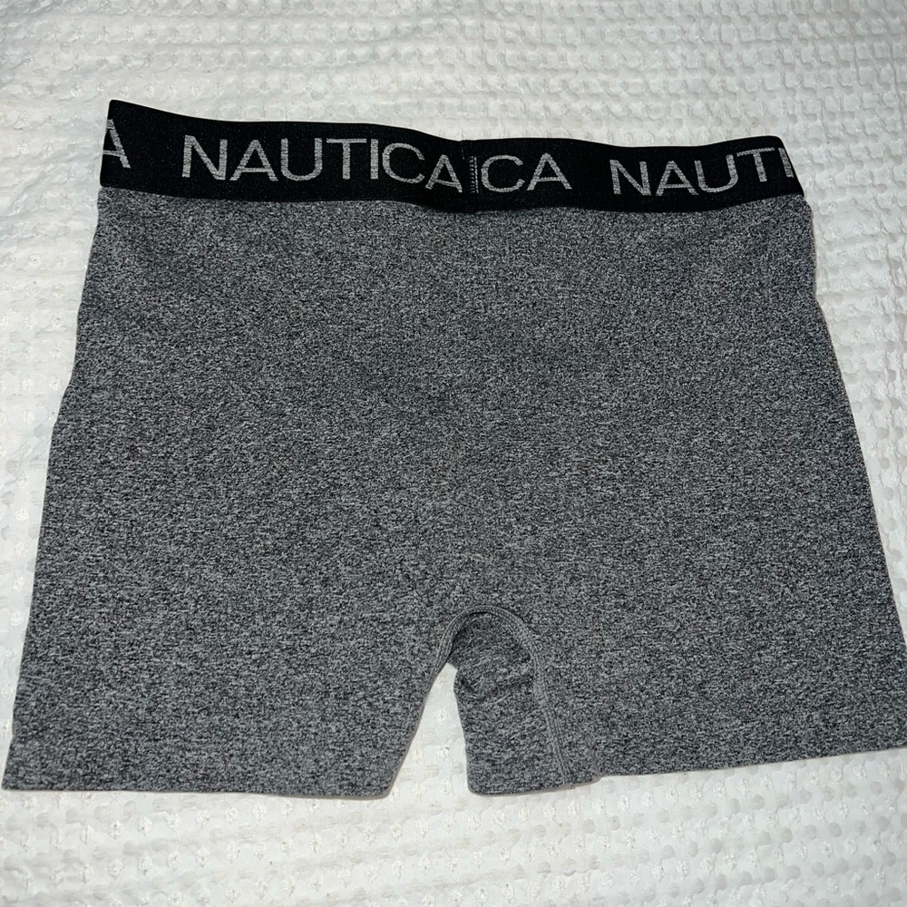 4 BIKER SHORTS - GRAY NAN LG/ SHORT BLACK LG            -2 BIKER SHORTS XL